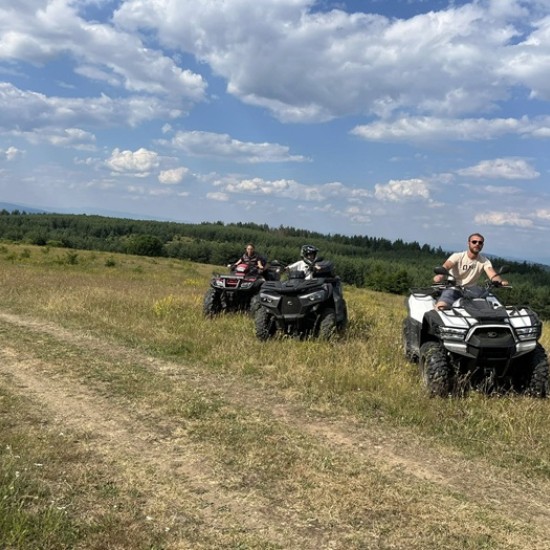 Потопете се в магията на Рила планина с доза адреналин с 1 час АТВ приключение за двама на едно АТВ край с. Бели Искър от Makaroon Потопете се в магията на Рила планина с доза адреналин с 1 час АТВ приключение за двама на едно АТВ край с. Бели Искър от Makaroon