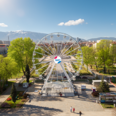 Издигнете се над града с Билет за двама за най-високото виенско колело в България