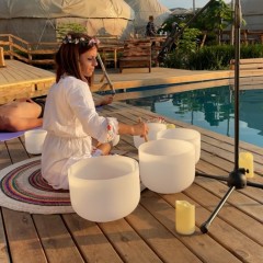  Плаваща звукова терапия с йога и дихателни практики за един човек във Велинград 