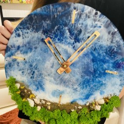 Workshop for making a marine clock from epoxy resin 30x30 cm in Varna Workshop for making a marine clock from epoxy resin 30x30 cm in Varna