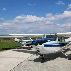 Airplane piloting lesson for one - 20 minutes flight over the sights of Shumen