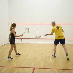 Individual squash lesson at Double Yellow Squash Club Individual squash lesson at Double Yellow Squash Club