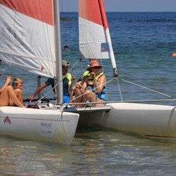 Sea trip with a sailing catamaran for two around Tsarevo Sea trip with a sailing catamaran for two around Tsarevo